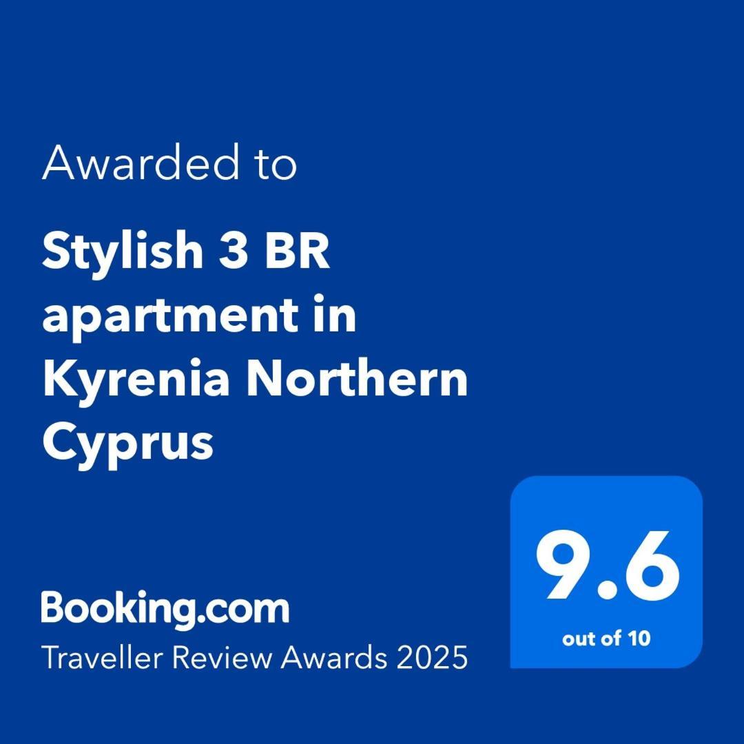Stylish 3 Bedroom Apartment In Kyrenia  Exterior foto